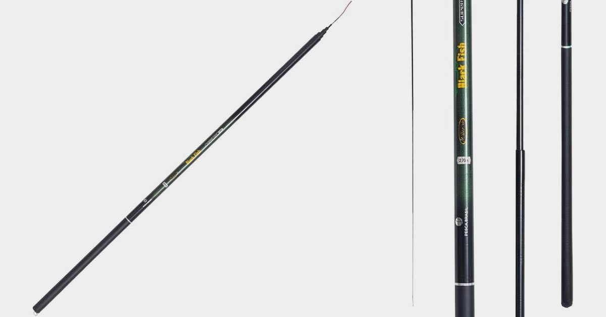Vara de Pesca Telescópica Pesca Brasil Black Fish
